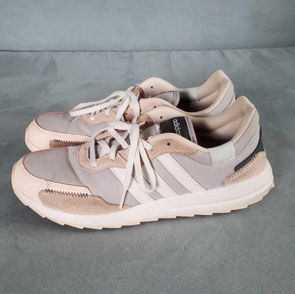 Adidas Retrorun Gray & Pink Shoes - Picture 2 of 10